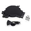 JM6981BK Opti-Spark Distributor Cap and Rotor Kit, Chevrolet LT1 Gen. 1 1992-1994, Black - image 1