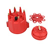 JM6987R Pro-Series Distributor Cap and Rotor Kit, 4 Cylinder Male, Red - image 1
