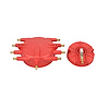 JM6988R Pro-Series Distributor Crab Cap and Rotor Kit, 8 Cylinder Male, Red - image 1