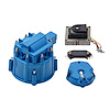 JM6992BL-KT HEI Distributor Standard Cap Tune Up Kit, 8 Cylinder Male, Blue - image 1