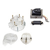 JM6993CL-KT HEI Distributor Super Cap Tune Up Kit, 6 Cylinder Male, Clear - image 1