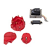 JM6993R-KT HEI Distributor Super Cap Tune Up Kit, 6 Cylinder Male, Red - image 1