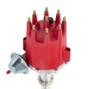 JM7601-1R Pro Series Pro Billet Distributor w/ Vac, Chevy SB & BB Gen 2 Mark IV V8, Red - image 3