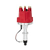 JM7604R Pro Series Pro Billet Distributor, Pontiac (389,326,400,301,421,428,455), Red - image 1