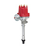 JM7715R Pro Series Ready-to-Run Distributor, Corvette V8 ('62-'74) Tach Drive, Red