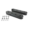 JM8081-5BK Valve Covers, Fab. Alum., w/o Coil Mounts LSX, Black - image 1