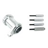 JM8081-7CA Coil Covers, Fab. Alum., LSX, Clear Anodized - image 2