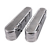 JM8082-2P Valve Covers, Finned Cast Alum., w/ Coil Covers LS, Polished