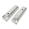 JM8091-7P Valve Covers, Fab. Alum., Long Bolt w/ Holes SBC Perim., Polished - image 1