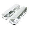 JM8092-3P Valve Covers, Fab. Alum., Short Bolt w/o Holes BBC, Polished