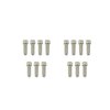 JM8092-8CA Valve Covers, Fab. Alum., Short Bolt w/ Holes BBC, Clear Anodized - image 2
