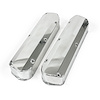 JM8093-2P Valve Covers, Fab. Alum., Long Bolt w/o Holes SBF, Polished - image 1