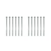 JM8093-7P Valve Covers, Fab. Alum., Long Bolt w/ Holes SBF, Polished - image 2