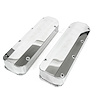 JM8094-2P Valve Covers, Fab. Alum., Long Bolt w/o Holes BBF, Polished - image 1