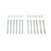 JM8094-2P Valve Covers, Fab. Alum., Long Bolt w/o Holes BBF, Polished - image 2