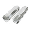 JM8094-3P Valve Covers, Fab. Alum., Short Bolt w/o Holes BBF, Polished - image 1