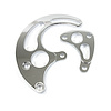 JM9115C Power Steering Saginaw Bracket, Aluminum BBC Long Water Pump, Chrome