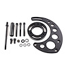 JM9123BK Alternator 10SI Bracket, Aluminum BBC High-Mount Long Water Pump, Black