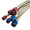 D-4 (10FT) STAINLESS STEEL BRAIDED HOSE (RED) - image 1