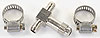 Fuel Tee -4 AN, 1/4" Hose, 1/4" Hose - image 1