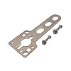 Universal Solenoid Mounting Bracket Polished Finish - image 1