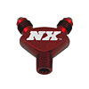 Pure-Flo "Y" Fitting -3AN x -3AN x 1/8NPT - image 1