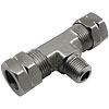 Tee Adapter Fitting 3/8" Compression X 1/8" Male NPT - image 1