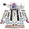 SHARK DUAL STG/GAS/RAILS 16 NZLS (200-1200HP) 4 FUEL 2 SUPER SHARK SOLENOID WITH 10 LB BOTTLE - image 1