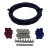 -2 BLACK HOSE CONVERSION FOR 4 CYL. DIRECT PORT SYSTEMS. INCLUDE HOSE COMPRESSION FITTINGS AND RED/BLUE BNUTS. - image 1