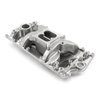 MidRise Air Intake Manifold Small Block Chevy 350 Vortec - Machine Polished Finish - image 2