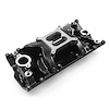 MidRise Air Intake Manifold Small Block Chevy 350 Vortec [Black Finish]
