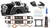 HiRise Intake Manifold Kit 1957-1995 Small Block Chevy 350 - Black Finish