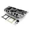 LowRise Intake Manifold Big Block Chevy 454 Oval Port - Black Finish - image 4