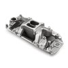 1-147-020 Chevy BBC 454 MidRise Air Oval Port Intake Manifold Machine Polished - image 2