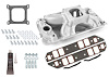 1-147-022 High Rise Intake Manifold Kit for Big Block Chevy 454 ci, Rectangle Port - Satin Finish - image 1