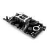 MidRise Air Intake Manifold Small Block Mopar 318/340/360, Magnum V8 - Black Finish - image 2