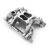 1-147-074 Pontiac 326 350 389 400 421 428 455 MidRise Air Intake Manifold Machine Polished - image 2
