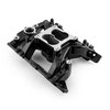 MidRise Air Intake Manifold Pontiac 326/350/389/400/421/428/455 - Black Finish - image 2