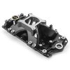 1-147-084 Chevy SBC 350 HiRise EFI 1957-95 Inj Ports Intake Manifold Black - image 2