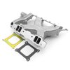1-147-092 Pontiac 326 350 389 400 421 428 455 HiRise Intake Manifold Machine Polished - image 4