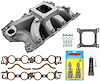 HiRise Intake Manifold Kit for Ford 429, 460 w/Cobra Jet Ports - Satin Finish - image 1