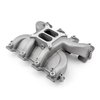 1-147-105-01 Chevy GM LS3 MidRise Air Dual Plane 4150 Carby Manifold Satin - image 2