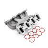 1-147-105-01 Chevy GM LS3 MidRise Air Dual Plane 4150 Carby Manifold Satin - image 3