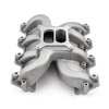 1-147-105-01 Chevy GM LS3 MidRise Air Dual Plane 4150 Carby Manifold Satin - image 4