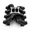 1-147-105-03 Chevy GM LS3 MidRise Air Dual Plane 4150 Carby Manifold Black - image 4