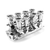 CHEVY BBC 454 DOWNDRAFT 8 STACK EFI INTAKE MANIFOLD POLISHED - image 1