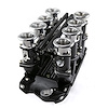 Downdraft EFI Stack Intake Manifold Small Block Chevy 350 [Black] - image 1