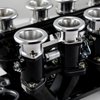Downdraft EFI Stack Intake Manifold Small Block Chevy 350 [Black] - image 3