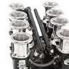 Downdraft EFI Stack Intake Manifold - Small Block Ford 260, 289, 302W Fuel Injected - Black - image 3