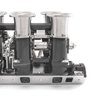 Downdraft EFI Stack Intake Manifold - Small Block Ford 260, 289, 302W Fuel Injected - Black - image 4